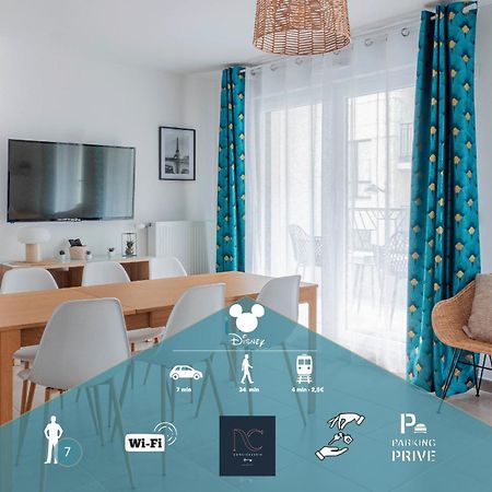 Disneyland-Paris,7Pers, Wifi, Parking, Chessy  Bagian luar foto